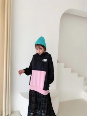 UNfOLD假兩件衛衣連身裙